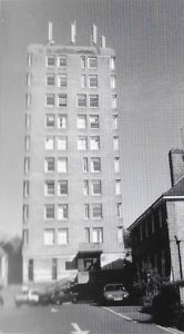 The nurses' home tower block which blotted the Old Town landscape many years. 50 years of the Amersham Society, 2006