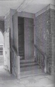 The steep access to the Market Hall. 50 years of the Amersham Society, 2006