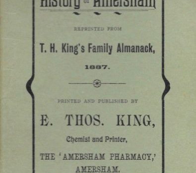 History of Amersham by T. King