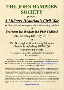 John Hampden Society's talk