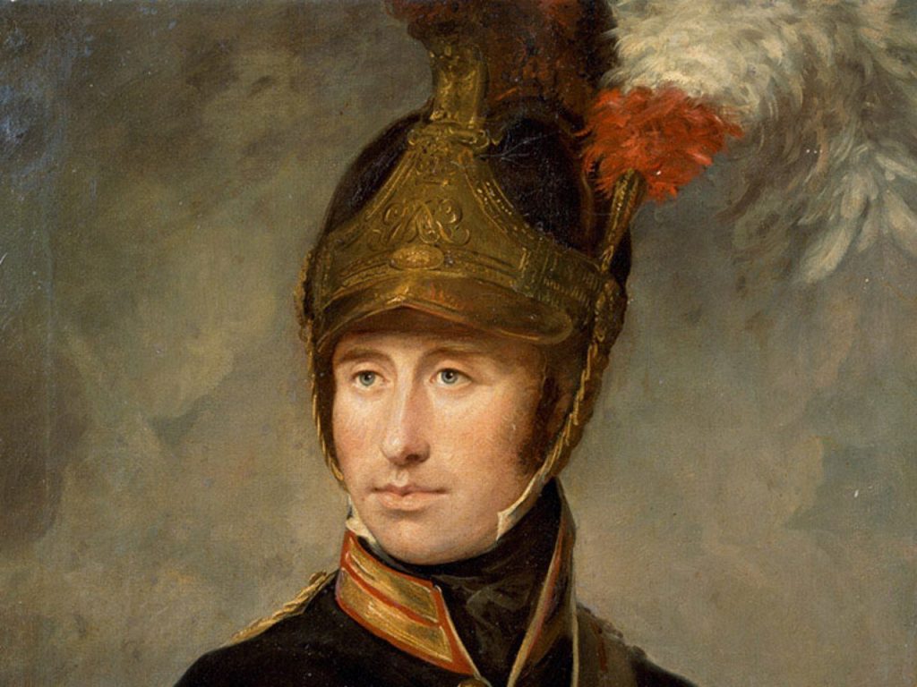 Captain Portrait of William Tyrwhitt Drake (fragment). Courtesy of the Council of the National Army MuseumWilliam Tyrwhitt Drake, Royal Horse Guards, 1815 (c)