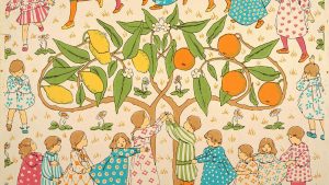 Sidewall, Oranges and Lemons Say the Bells of St. Clements, 1902, Public domain, via Wikimedia Commons