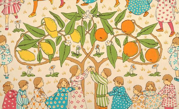 Sidewall, Oranges and Lemons Say the Bells of St. Clements, 1902, Public domain, via Wikimedia Commons