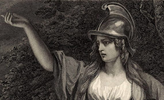 Boadicea Haranguing the Britons, by John Opie, Public domain, via Wikimedia Commons