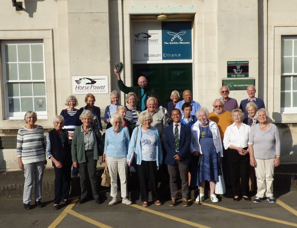 Amersham Society Members with Gurhka Meghbadadur Rai © John Suckling