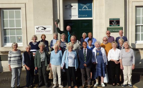 Amersham Society Members with Gurhka Meghbadadur Rai © John Suckling