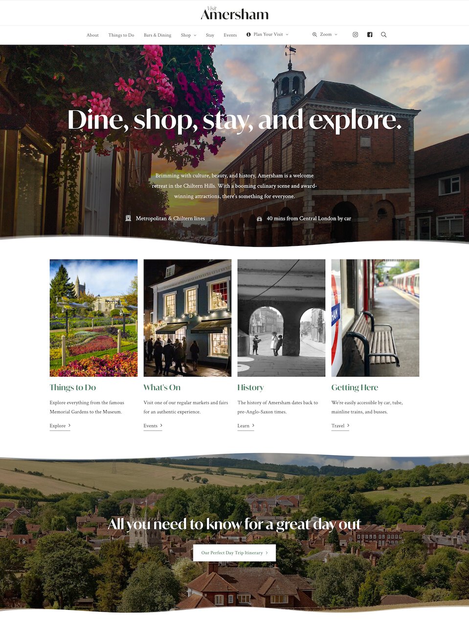 Visit Amersham website