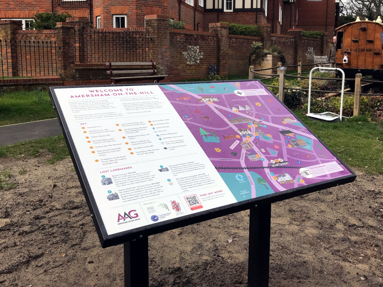 New Town Map of AmershamontheHill Unveiled The Amersham Society