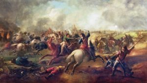 Battle of Marston Moor 1644 by John Barker, Public domain, via Wikimedia Commons