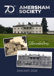 January 2026 Newsletter, photos (from top): Shardeloes today, in c1955 and in c1950
