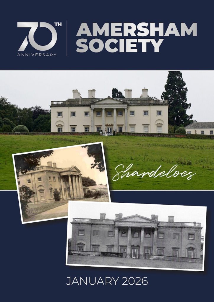 January 2026 Newsletter, photos (from top): Shardeloes today, in c1955 and in c1950