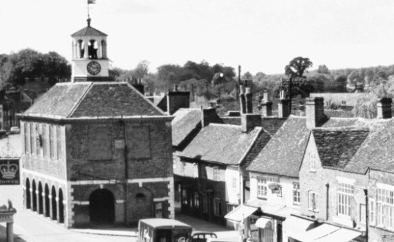 May 2026 Newsletter, cover photo: Market Square as it was in 1958 © The Francis Frith Collection