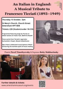 "An Italian in England" Concert